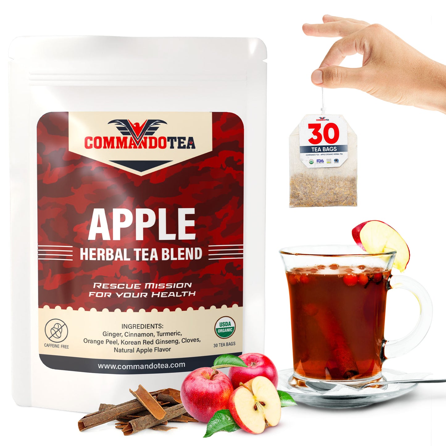 APPLE HERBAL DETOX TEA BLEND